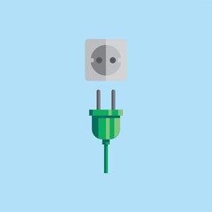 electric plug and socket