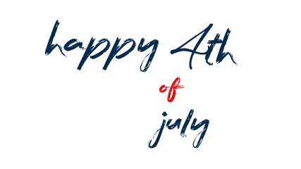 Happy 4th of July USA Independence Day greeting card