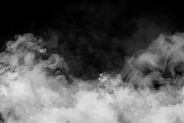 Keuken spatwand met foto witte rook © Leo Lintang