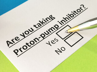 Questionnaire about medication.