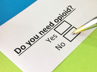 Questionnaire about medication.