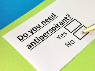 Questionnaire about medication.