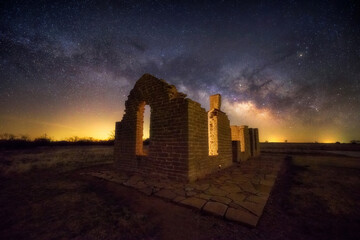 Milky way at Fort Griffin Texas