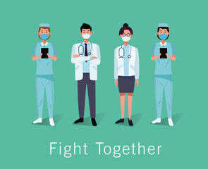 medical staff workers thank you message