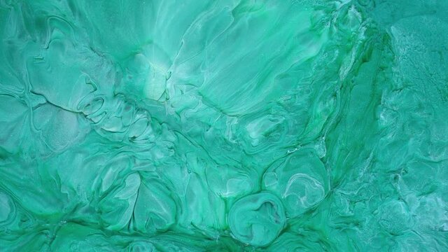 Colorful abstract painting. High resolution picture. ink color mixing. close up texture. aqua menthe