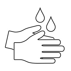 mycie rąk ikona - obrazy, fototapety, plakaty