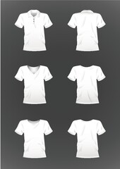 t-shirts template collection