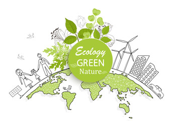 The city on the globe.