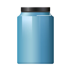 pot bottle product with metalic blue color