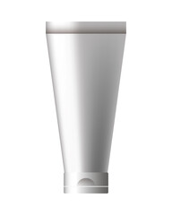 cream bottle product with metalic gray color