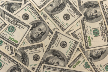 old dollars banknote as background for design