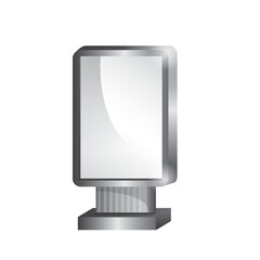 blank advertising billboard