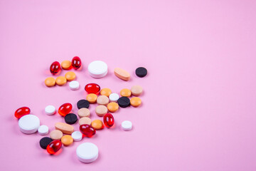 Corona virus flu dose of medicine or treatment drug concept