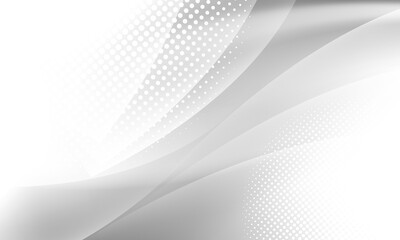 Abstract grey background poster with dynamic waves. technology network Vector illustration.