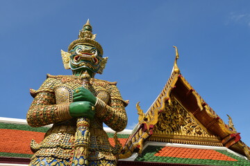 Fototapeta na wymiar Bangkok Buddhist temples