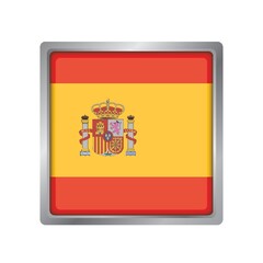 spain flag label