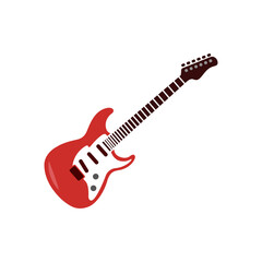 electric guitar icon vector design template