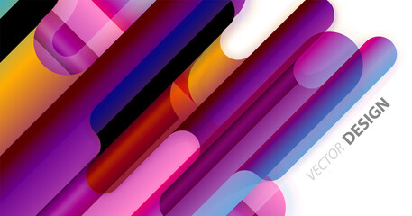 Abstract liquid lines geometric background