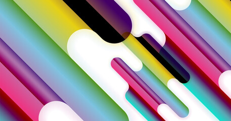 Abstract liquid lines geometric background