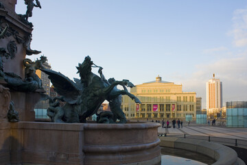 Opera House in Leipzig, German y