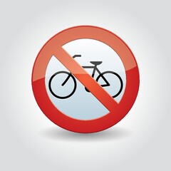 no bicycle parking sign