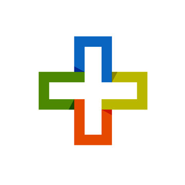 logo business- croix colorée