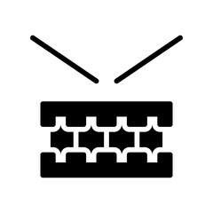 drum glyph Icon
