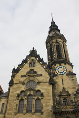 Fototapeta na wymiar Evangelical Reformed Church in Lepzig, Germany