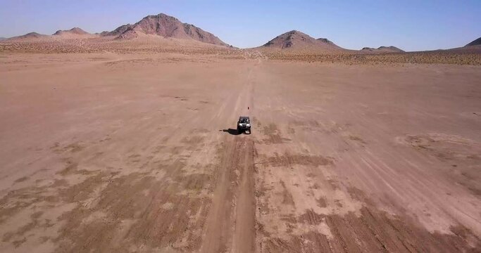 Off-road Vehicle Driving in the Desert