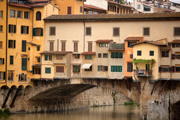 Naklejka na ściany i meble Ponte Vecchio Bridge Florence