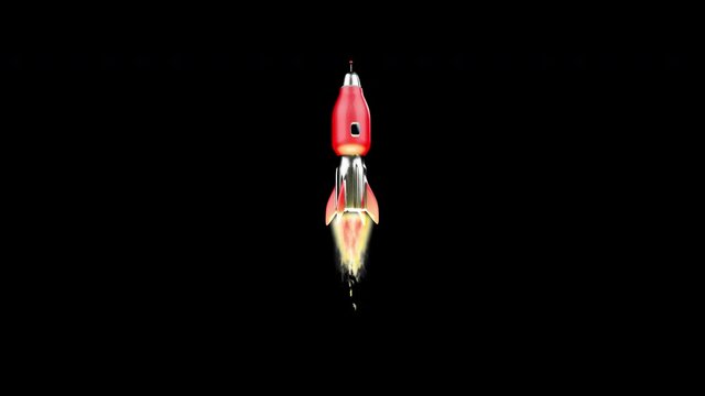 4k video prores 4444, flying rocket