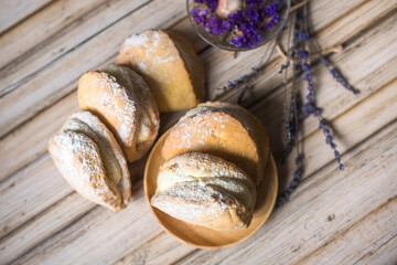 Pastry, cookies, cake, sugar dessert concept