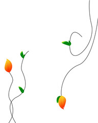 vector illustration of flowers
