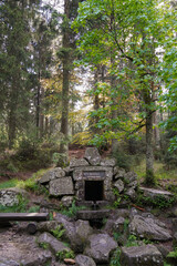 Felsen im Fichtelgebirge Wald Natur Wandern