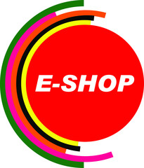 Red Vector Banner e-shop