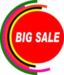 Red Vector Banner big sale