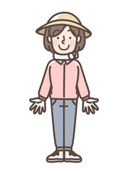 虫刺され対策の服装　草むしり　ハイキングなど
