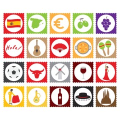 set of spain icons © captainvector