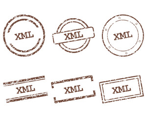 Fototapeta premium Xml Stempel