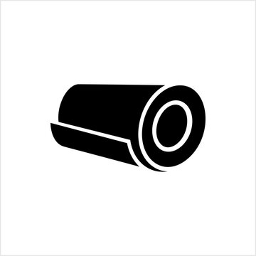 Roll Icon, Mat, Rug, Carpet Or Paper Roll Icon Of Anything