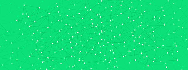 Green network technology concept illustration