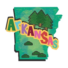 arkansas state map