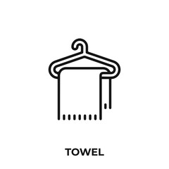towel icon vector. towel icon vector symbol illustration. Modern simple vector icon for your design.