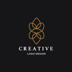  Outstanding professional elegant trendy awesome artistic abstract logo  template editable