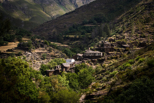 Abandoned village in the mountains