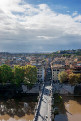 Fototapeta premium Panoramic view of Rome
