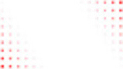 white background with red dots