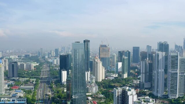telkom landmark building in jalan gatot subroto jakarta