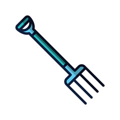 farm fork icon design vector template
