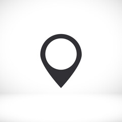 Map pointer flat icon. Vector  Eps 10  navigation search engine Design Flat